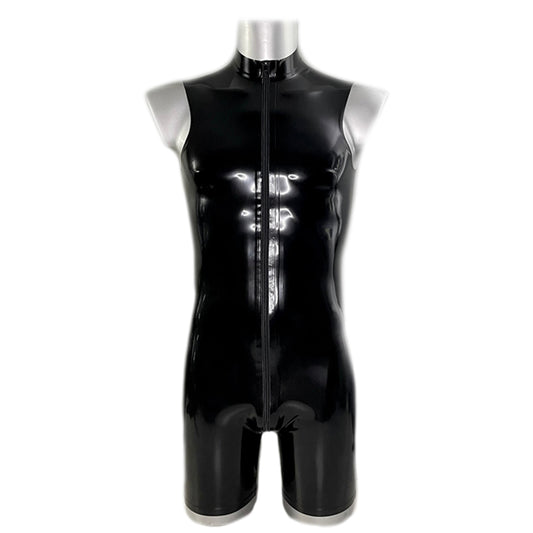 MONNIK | Silhouet Collection: Latex Handmade Men's Sleeveless Suit