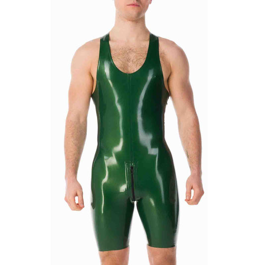 MONNIK | Silhouet Collection: Latex Suit Shoulder straps with