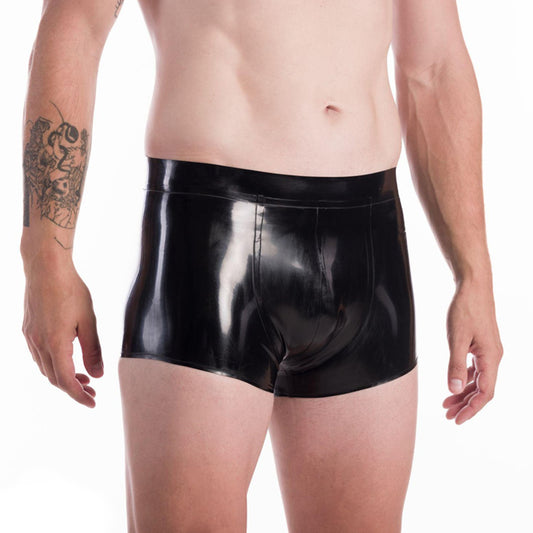 MONNIK | Obsidian Series: MONNIKLatex Men's Boxer Shorts Fashion - Front view - MONNIK Obsidian Collection