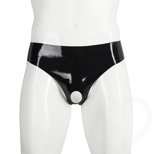 MONNIK | Silhouet Collection: MONNIK Black Latex Briefs with