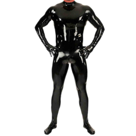 MONNIK Latex Suit Tight Rubber - Detail view - MONNIK Silhouet Collection