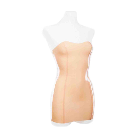 MONNIK Latex Strapless Dress Tight - Detail view - MONNIK Silhouet Collection