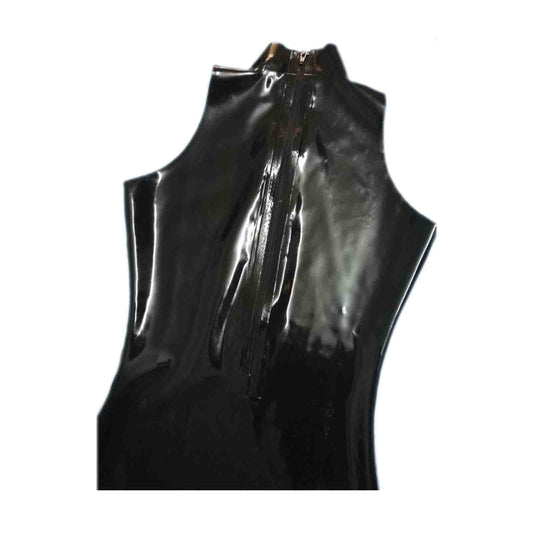 MONNIK Black Latex suit Tight - Detail view - MONNIK Silhouet Collection
