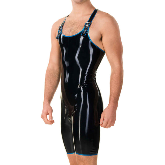 MONNIK | Silhouet Collection: Latex Handmade Catsuit Adjustable shoulder