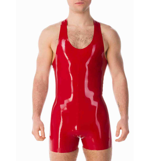 MONNIK | Silhouet Collection: Latex Suit Shoulder straps with