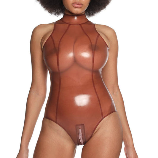 MONNIK | Silhouet Collection: Latex Handmade Fashion Dress For