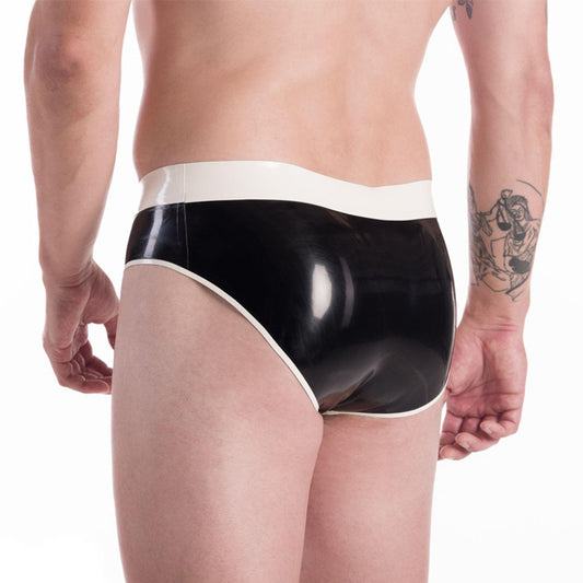 MONNIK | Obsidian Series: MONNIK Latex Handmade Fetish Black - Detail view - MONNIK Obsidian Collection
