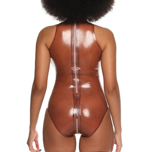 MONNIK | Silhouet Collection: Latex Handmade Fashion Dress For