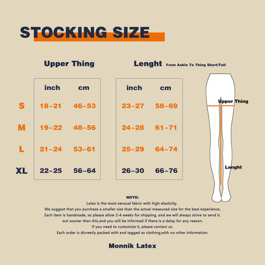 MONNIK | Extremities Collection: Latex Handmade Stockings For Cosplay