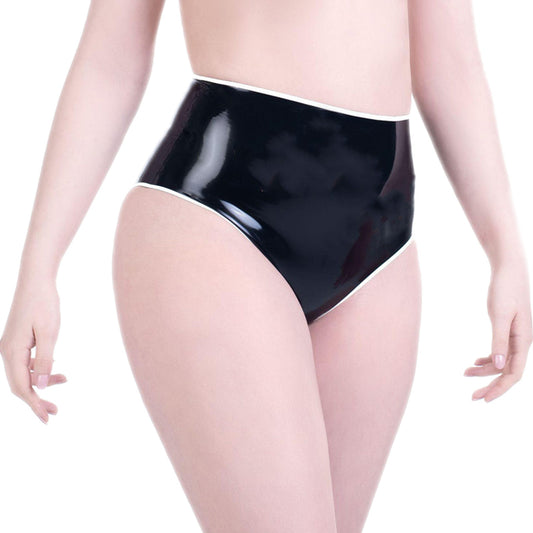 MONNIK Ladies Latex Handmade High waisted panties Cosplay Party Wear Fetish BDSM