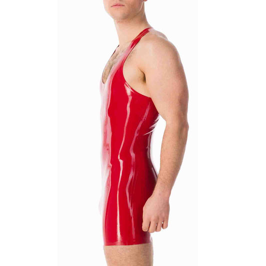 MONNIK | Silhouet Collection: Latex Suit Shoulder straps with