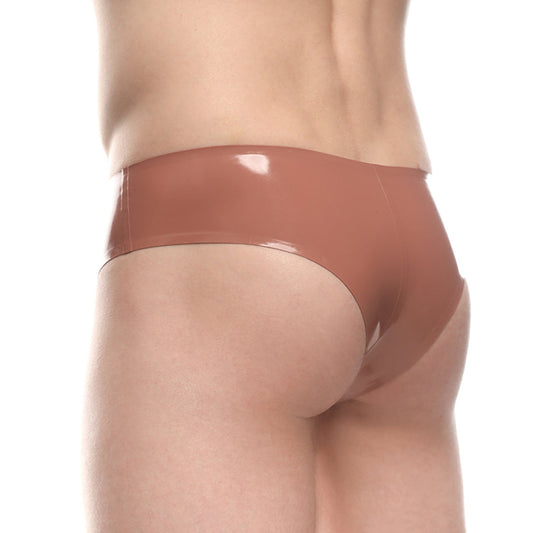 Latex briefs low-waist underwear with - Detail view - MONNIK Silhouet Collection