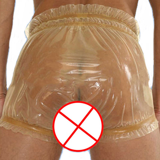 MONNIK | Silhouet Collection: Transparent Latex Bloomers for Men