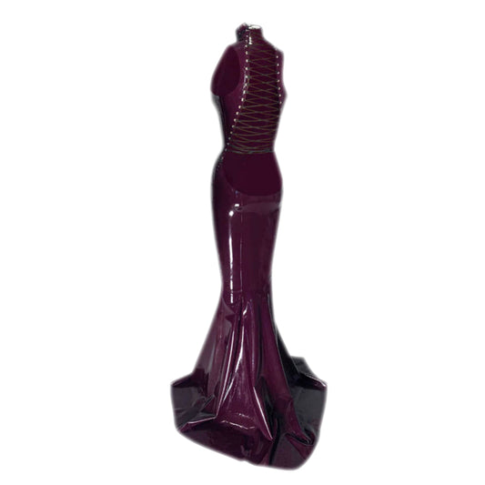 MONNIK | Obsidian Series: Latex Handmade Fashion Gown With - Detail view - MONNIK Obsidian Collection