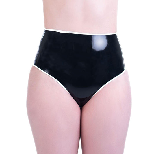 MONNIK Ladies Latex Handmade High waisted panties Cosplay Party Wear Fetish BDSM