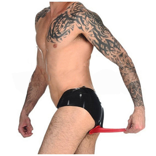 MONNIK | Silhouet Collection: MONNIK Latex Men Briefs Shorts