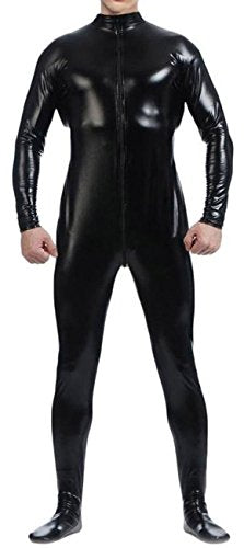 Men's Shiny Metallic Unitard Dancewear Spandex One piece Lycra Fabric