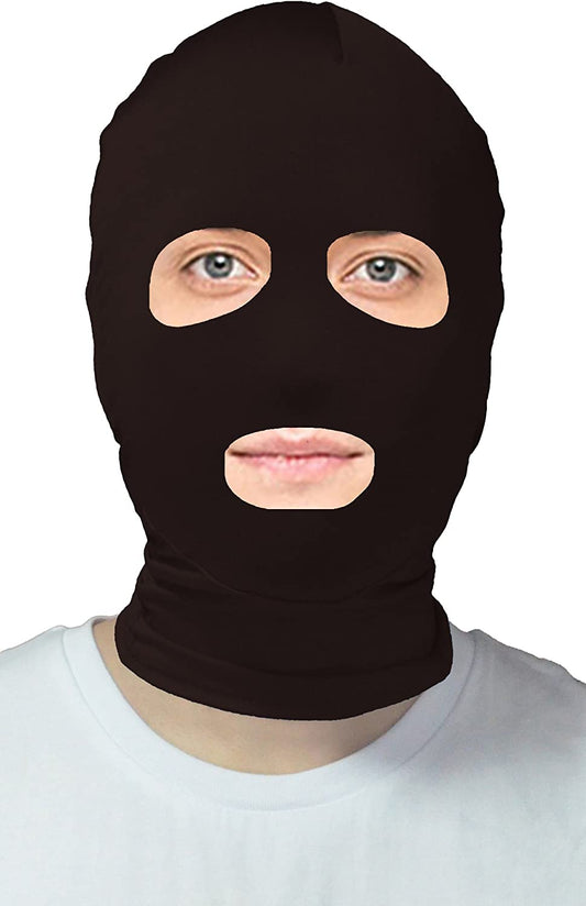 Lycra Masken Spandex Hoods Open Eyes and Mouth Zentai Hood Mask Cosplay Accessories