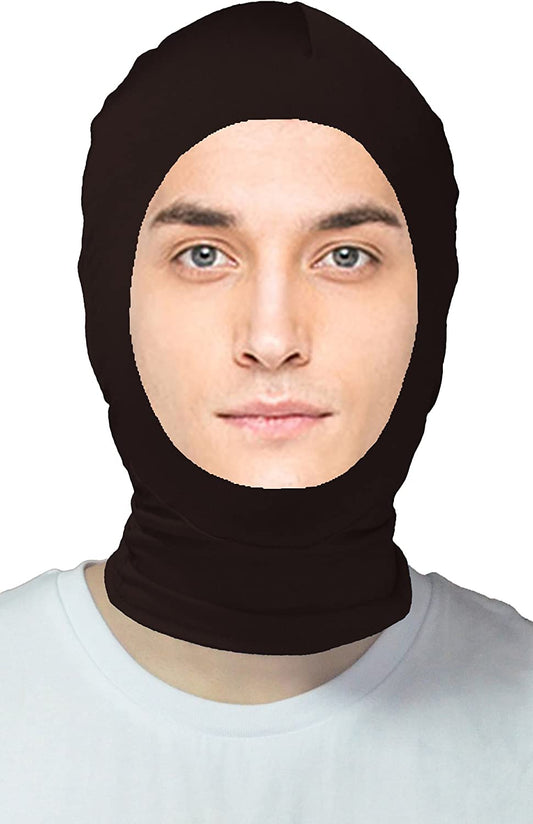 Lycra Masken Spandex Hoods Open Face Zentai Hood Mask Cosplay Accessories