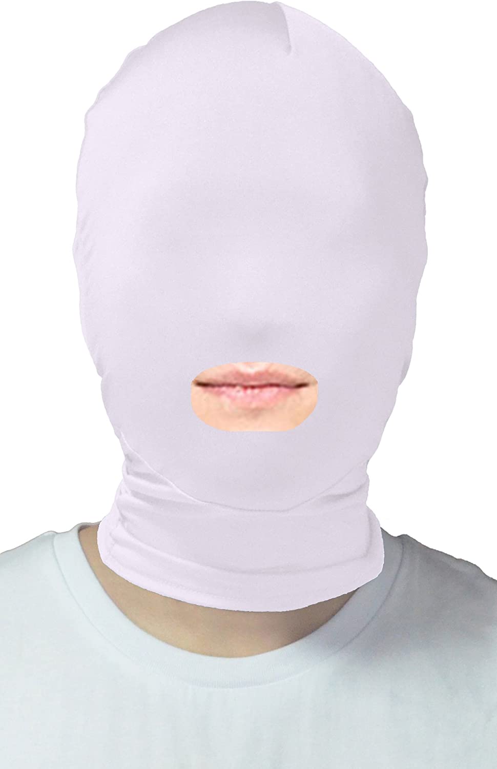 Lycra Masken Spandex Hoods Mouth Hole Zentai Mask Halloween Hood Cosplay Accessories