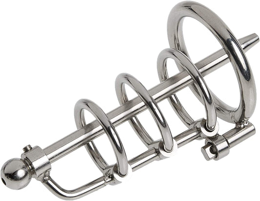 Master Series Gates of Hell Stainless Steel Adjustable Cum Through Sound Cage