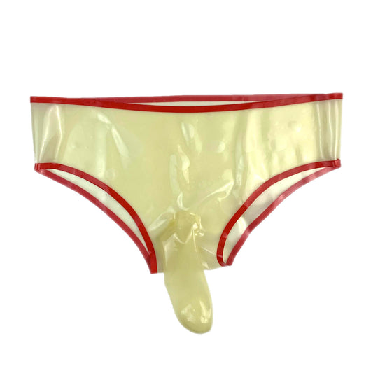 MONNIK | Silhouet Collection: MONNIK Latex Transparent and Red