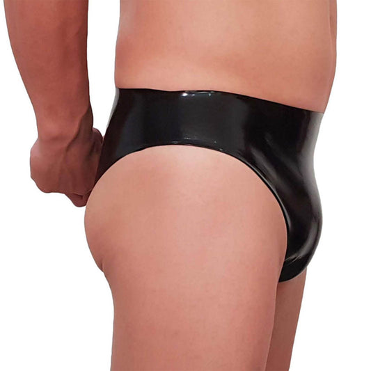 MONNIK | Silhouet Collection: MONNIK Black Latex Men Underpants