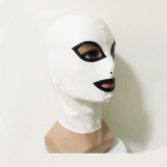 MONNIK | Visage Collection: MONNIK White Latex Unisex Hood