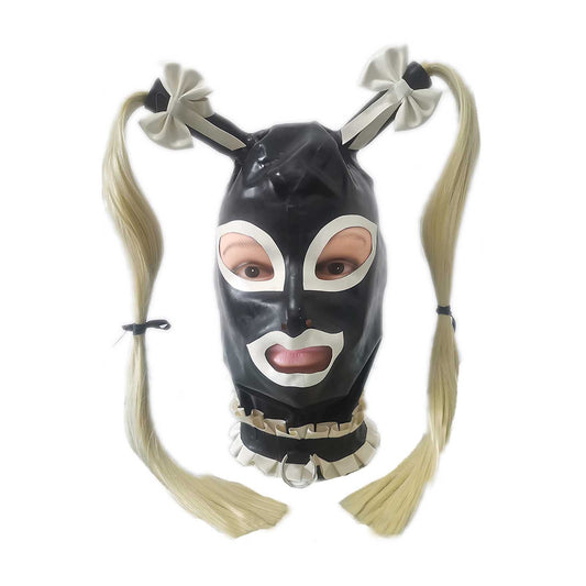 MONNIK | Visage Collection: MONNIK Black Latex Hood Mask