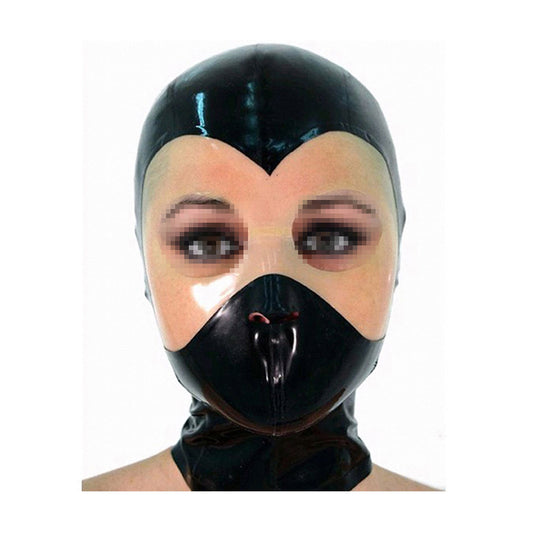 MONNIK | Visage Collection: MONNIK Latex Hood Black&Translucent Ninja
