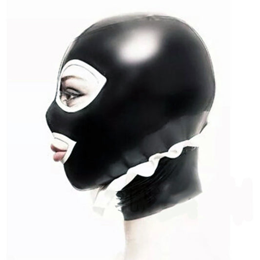 MONNIK | Visage Collection: Latex Mask Rubber Hood Open