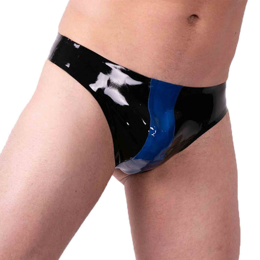 MONNIK | Silhouet Collection: MONNIK Black and Blue Stripe
