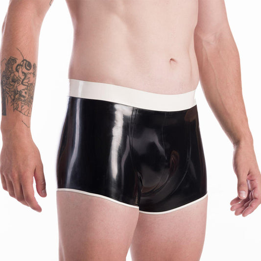 MONNIK | Obsidian Series: MONNIK Latex Handmade trunks with - Front view - MONNIK Obsidian Collection