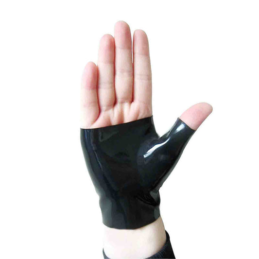 MONNIK | Silhouet Collection: MONNIK Black Latex short Gloves