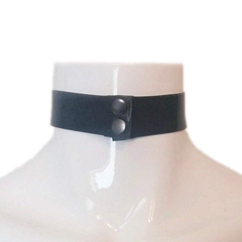 MONNIK | Obsidian Series: Latex Choker Fetish Handmade - View 3 - MONNIK Obsidian latex fashion
