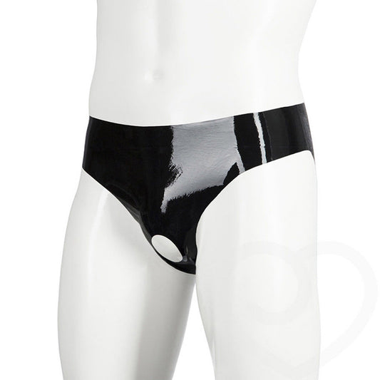 MONNIK | Silhouet Collection: MONNIK Black Latex Briefs with