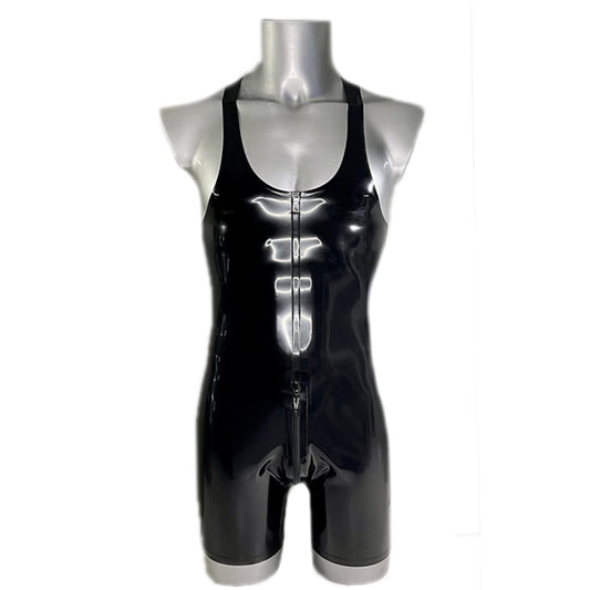 MONNIK | Silhouet Collection: Latex Handmade Men's Open Back