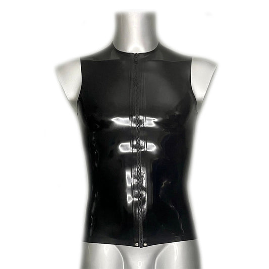 MONNIK | Obsidian Series: Latex Handmade Stylish Men's Front - Front view - MONNIK Obsidian Collection