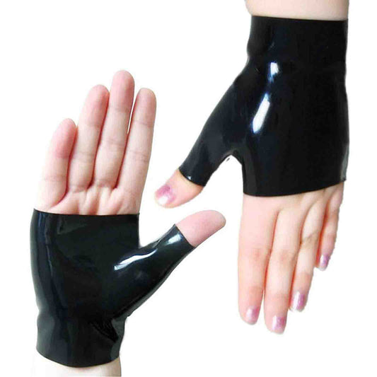 MONNIK | Silhouet Collection: MONNIK Black Latex short Gloves