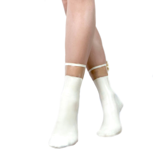 MONNIK | Extremities Collection: Latex Handmade Bow Socks with