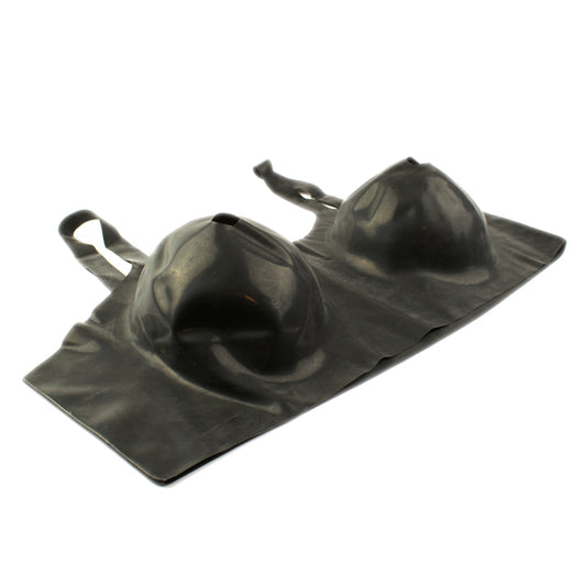 MONNIK | Obsidian Series: MONNIK Latex bustier with cups - Detail view - MONNIK Obsidian Collection