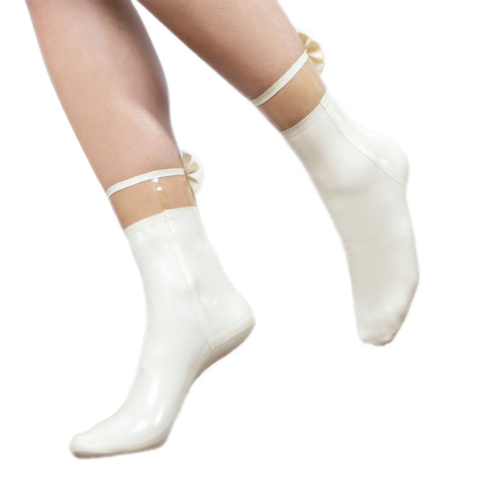 MONNIK | Extremities Collection: Latex Handmade Bow Socks with