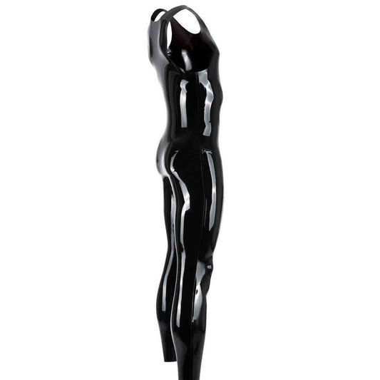 MONNIK Latex Suit Tight Sleeveless - Detail view - MONNIK Silhouet Collection