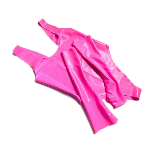 MONNIK Latex Suit Tight High - Detail view - MONNIK Silhouet Collection