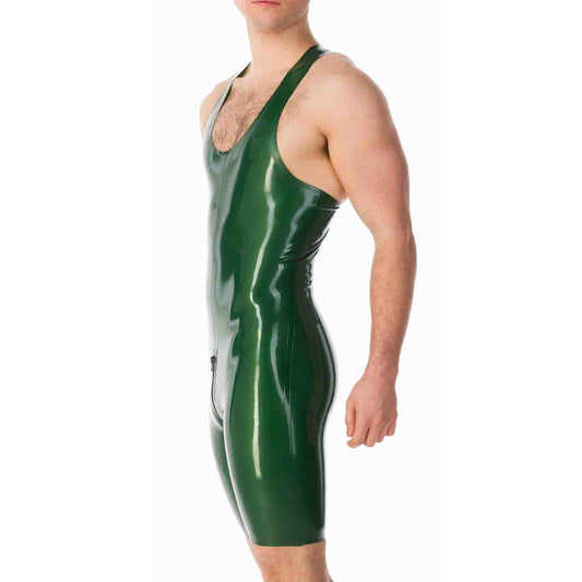 MONNIK | Silhouet Collection: Latex Suit Shoulder straps with