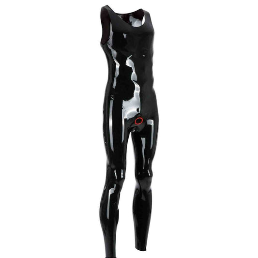 MONNIK Latex Suit Tight Sleeveless - Front view - MONNIK Silhouet Collection
