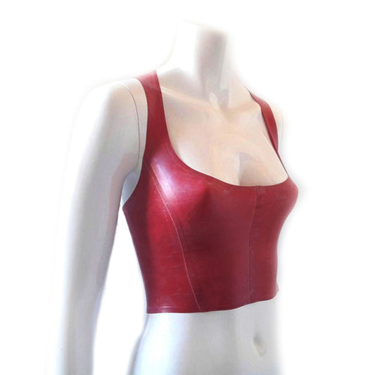 MONNIK | Obsidian Series: Latex Handmade Corset Style Deep - Detail view - MONNIK Obsidian Collection