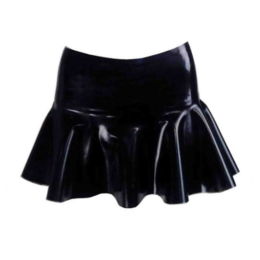 MONNIK | Silhouet Collection: MONNIK Black Latex Fashion Skirt