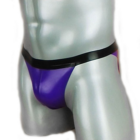 MONNIK | Silhouet Collection: MONNIK Latex Men Briefs Purple