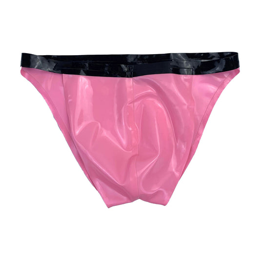 MONNIK | Silhouet Collection: MONNIK Latex Men Briefs Pink
